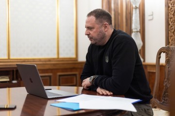 Andriy Yermak Holds Online Meeting with National Security Advisors to European Leaders