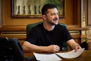 President of Ukraine Holds Phone Call with President of the United States