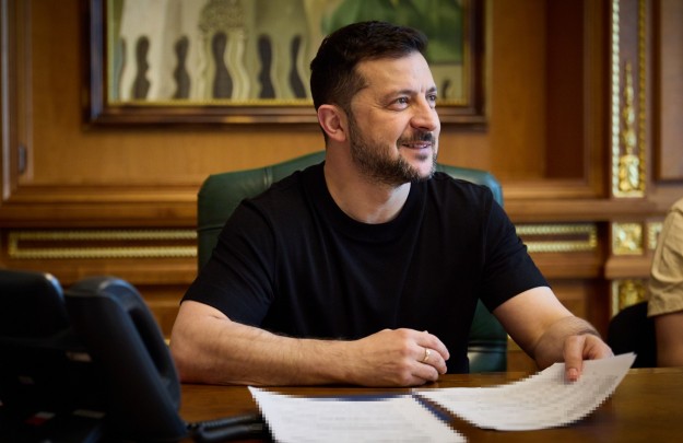 President of Ukraine Holds Phone Call with President of the United States