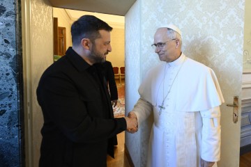 Volodymyr Zelenskyy Had an Audience with Pope Leo XIV