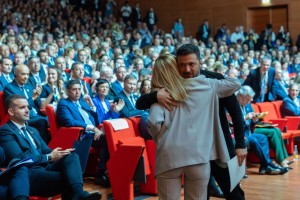 Президент Володимир Зеленський взяв участь у відкритті Конференції з питань відновлення України URC 2025 в Римі, 10 липня 2025 року.