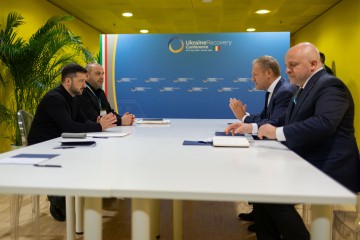 Joint Weapons Production and Strengthening Ukraine’s Air Defense: Volodymyr Zelenskyy Meets with Donald Tusk