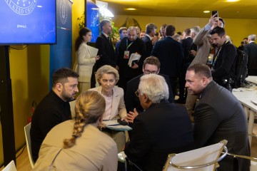 Volodymyr Zelenskyy Discusses Ukraine’s Recovery, EU Integration, and Sanctions Against Russia with Presidents of the European Commission and European Council