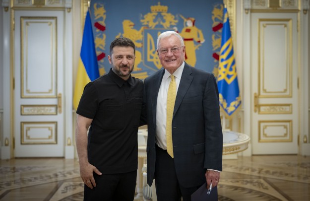 Volodymyr Zelenskyy Meets with U.S. Special Envoy Keith Kellogg
