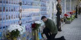 У День Української державності Президент Володимир Зеленський вшанував пам’ять полеглих українських захисників і захисниць, 15 липня 2025 року.