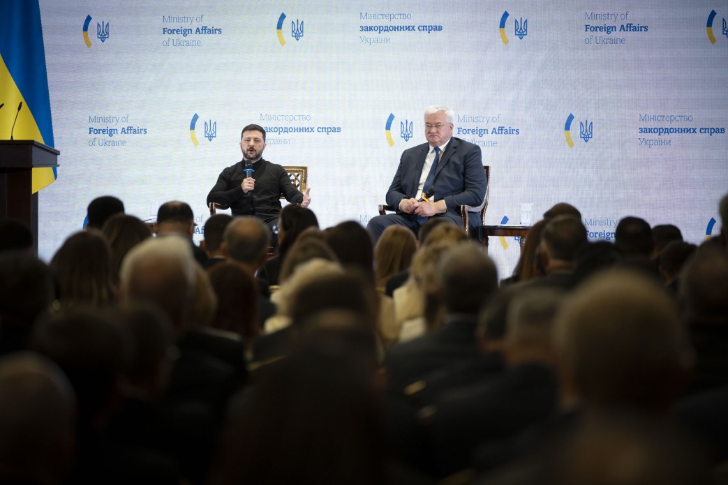 Le président Volodymyr Zelensky a participé à la réunion annuelle des chefs d'ét...