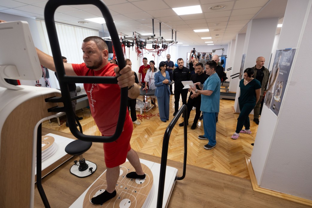 President Visits Medical Rehabilitation Centre of the Ministry of Internal Affairs