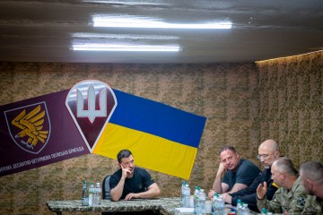 In the Sumy Region, the President Held a Meeting with the Commander-in-Chief, the Minister of Defense, and the Commander of the Air Assault Forces