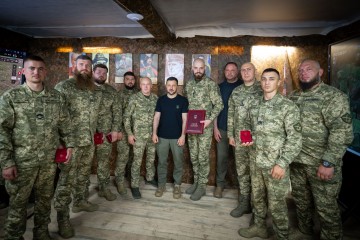 President Met with Warriors of the 225th Separate Assault Regiment on the Anniversary of the Start of the Kursk Operation and Presented State Awards