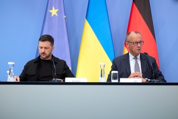 Leaders of Ukraine and Other European Countries Coordinated Positions with the U.S. Ahead of the Meeting in Alaska