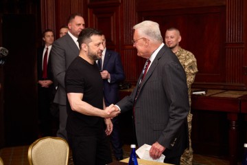 Volodymyr Zelenskyy Met with U.S. Special Presidential Envoy for Ukraine Keith Kellogg