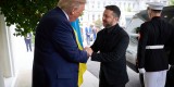 У Вашингтоні Президент України Володимир Зеленський зустрівся з Президентом Сполучених Штатів Америки Дональдом Трампом, 18 серпня 2025 року.