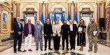 Президент Володимир Зеленський вручив відзнаку «Національна легенда України» її цьогорічним лауреатам, 20 серпня 2025 року.