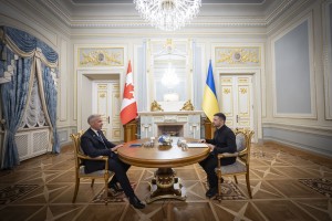Зустріч Президента України Володимир Зеленського та Прем’єр-міністра Канади Марка Карні в Києві, 24 серпня 2025 року.