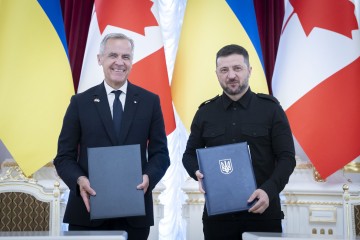 Volodymyr Zelenskyy and Mark Carney Signed the Action Plan for the Implementation of the Agreement on Security Cooperation Between Ukraine and Canada