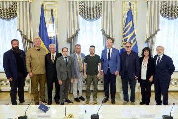 Volodymyr Zelenskyy Met with Representatives of the Ukrainian World Congress