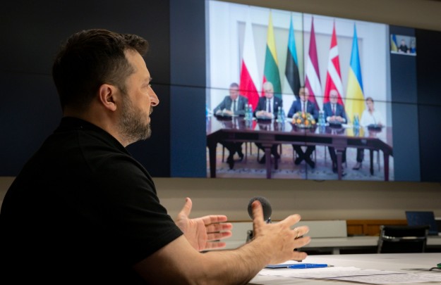 Address by the President of Ukraine at a Coordination Online Meeting with the Leaders of Poland, Lithuania, Latvia, Estonia, and Denmark