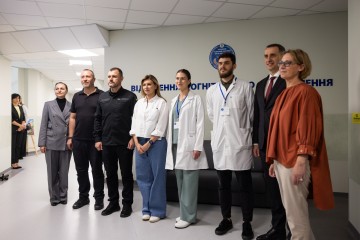 Olena Zelenska Visited the Main Medical Clinical Center of the Ministry of Internal Affairs and the Plast Training Center in the Kyiv region