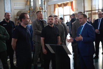 Президент узяв участь у відкритті нової колії – частини європейської мережі, яка з’єднує Ужгород із Братиславою, Кошицями, Будапештом і Віднем