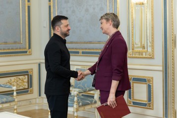 Президент зустрівся з міністеркою закордонних справ Великої Британії
