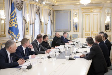 Володимир Зеленський зустрівся з радниками лідерів Великої Британії, Німеччини, Франції та Італії