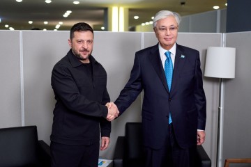 President of Ukraine Met with the President of Kazakhstan in New York