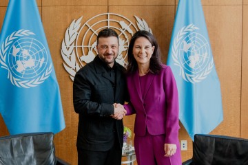 Volodymyr Zelenskyy and Annalena Baerbock Discussed Ukraine’s Priorities During the 80th Session of the UN General Assembly