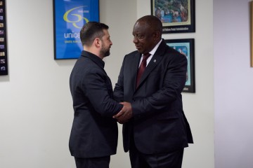 Volodymyr Zelenskyy and Cyril Ramaphosa Discussed Steps Needed to Achieve Peace