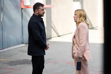 Volodymyr Zelenskyy Met With Giorgia Meloni