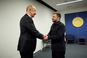Volodymyr Zelenskyy Met with Ilham Aliyev