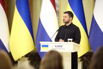 Statement by the President of Ukraine During a Joint Press Conference with the Prime Minister of the Netherlands
