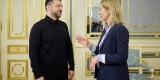 Президент Володимир Зеленський зустрівся з Високою представницею Європейського Союзу із закордонних справ та безпекової політики Каєю Каллас, 13 жовтня 2025 року.