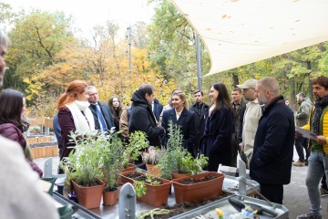 Therapeutic Garden Opened in Kyiv, Offering Everyone a Place to Heal Through Connection with Nature or Themselves – Olena Zelenska