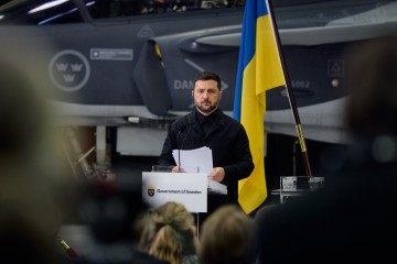 Statement by the President of Ukraine During the Joint Media Briefing with the Prime Minister of Sweden