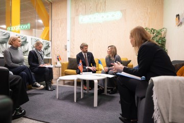 In Norway, Olena Zelenska Visited a Medical Facility Treating Wounded Ukrainian Warriors