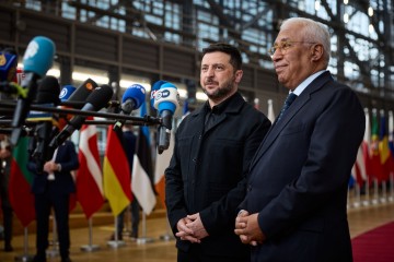 Before the European Council meeting, Volodymyr Zelenskyy coordinated positions with António Costa
