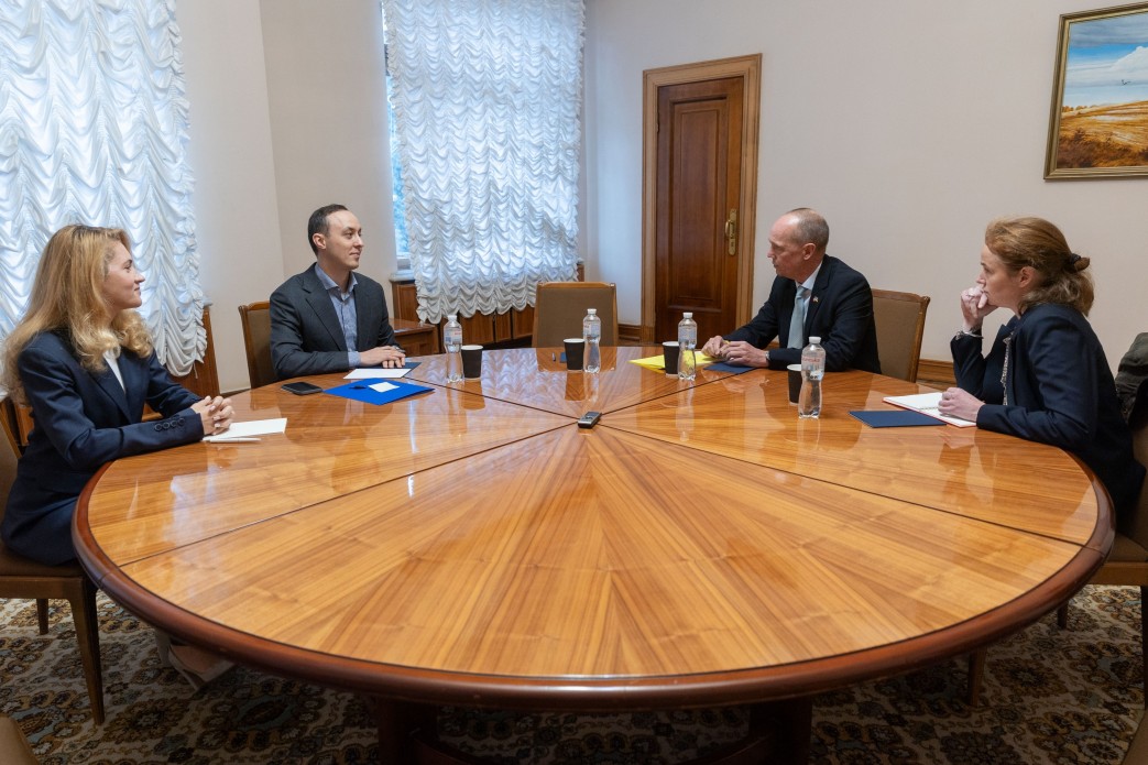 Vladyslav Vlasyuk, the President's authorized adviser on sanctions policy, met w...