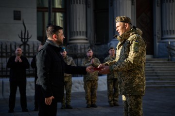 Президент відзначив державними нагородами воїнів інженерних військ