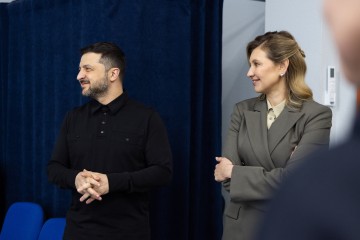Volodymyr Zelenskyy and Olena Zelenska Met with Defenders Who Lost Their Vision and Are Undergoing an Adaptation Course