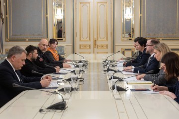 Володимир Зеленський провів зустріч із міністром оборони Литви