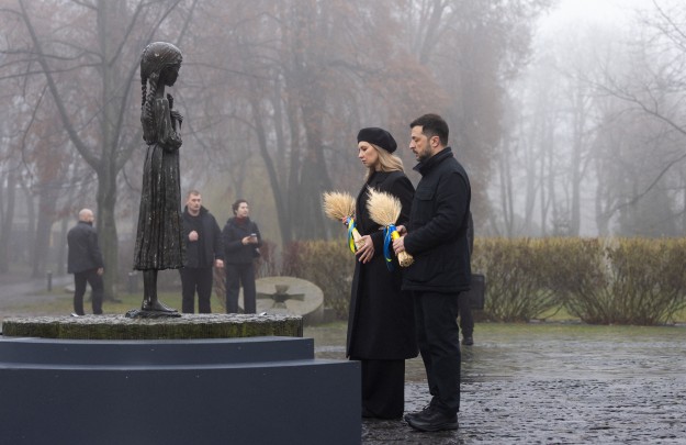 The President and the First Lady Honored the Memory of the Victims of the Holodomor of 1932–1933, Along with the Victims of Mass Man-Made Famines of 1921–1922 and 1946–1947