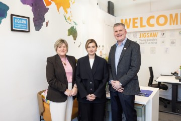 Олена Зеленська в Ірландії зустрілася з представниками центру ментального здоровʼя молоді