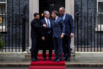 In London, Leaders of Ukraine, the United Kingdom, France, and Germany Discussed Diplomatic Engagement with the United States and Further Defense Support for Ukraine