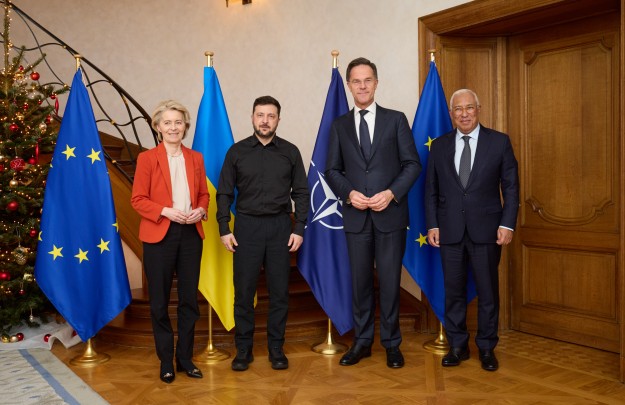 President Discussed Work on the Peace Framework and Its Key Provisions with Mark Rutte, António Costa, and Ursula von der Leyen