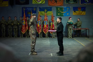 In Kharkiv, the President Congratulated the Warriors on Land Forces Day and Presented Them with State Awards