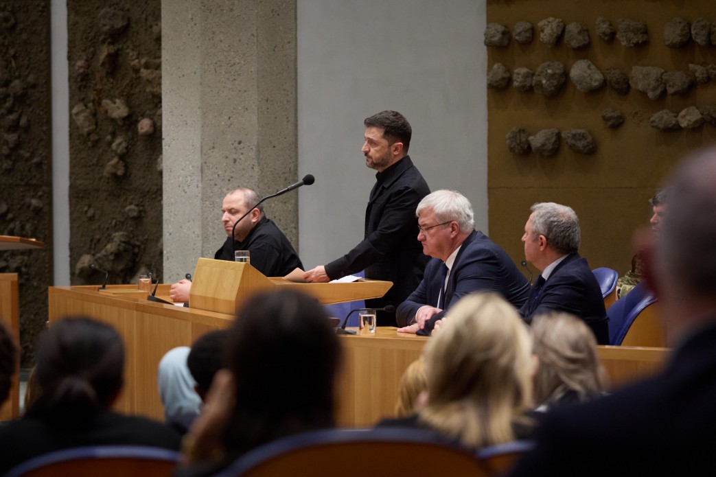 Виступ Президента перед Палатою представників та Сенатом парламенту Нідерландів Виступ Президента перед Палатою представників та Сенатом парламенту Нідерландів