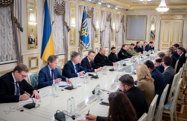 The President Held a Meeting in Kyiv with the National Security Advisors of the Coalition of the Willing States