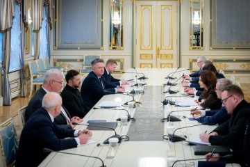 Військова співпраця, євроінтеграція та розвиток програми PURL: Президент зустрівся з міністеркою з питань Європи та закордонних справ Албанії