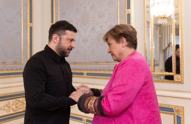 Володимир Зеленський і Крісталіна Георгієва обговорили підтримку України з боку МВФ