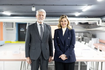 The First Lady of Ukraine and the President of the Czech Republic Visited One of the Equipped Shelters in the Kyiv Region and Discussed Further Support for Ukrainians